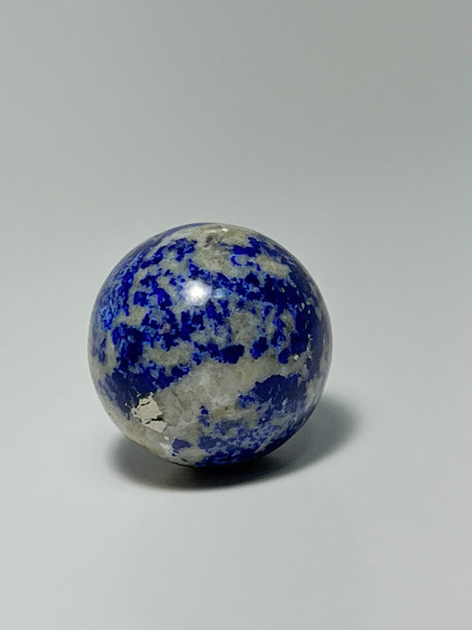 Lapis lazuli sphere from afghanistan