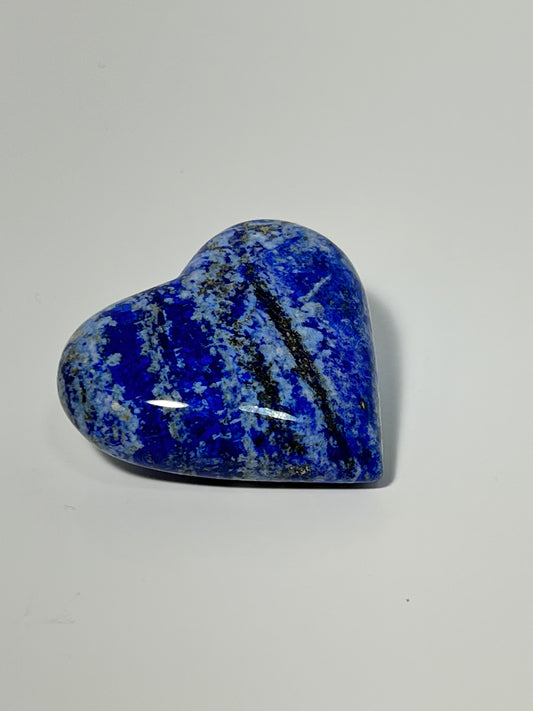 Lapis lazuli Heart Stone  Best Quality from Afghanistan- Healing Crystals Natural Crystal Heart Reiki Gemstone Polished Heart Shaped Rocks Meditation Crystal